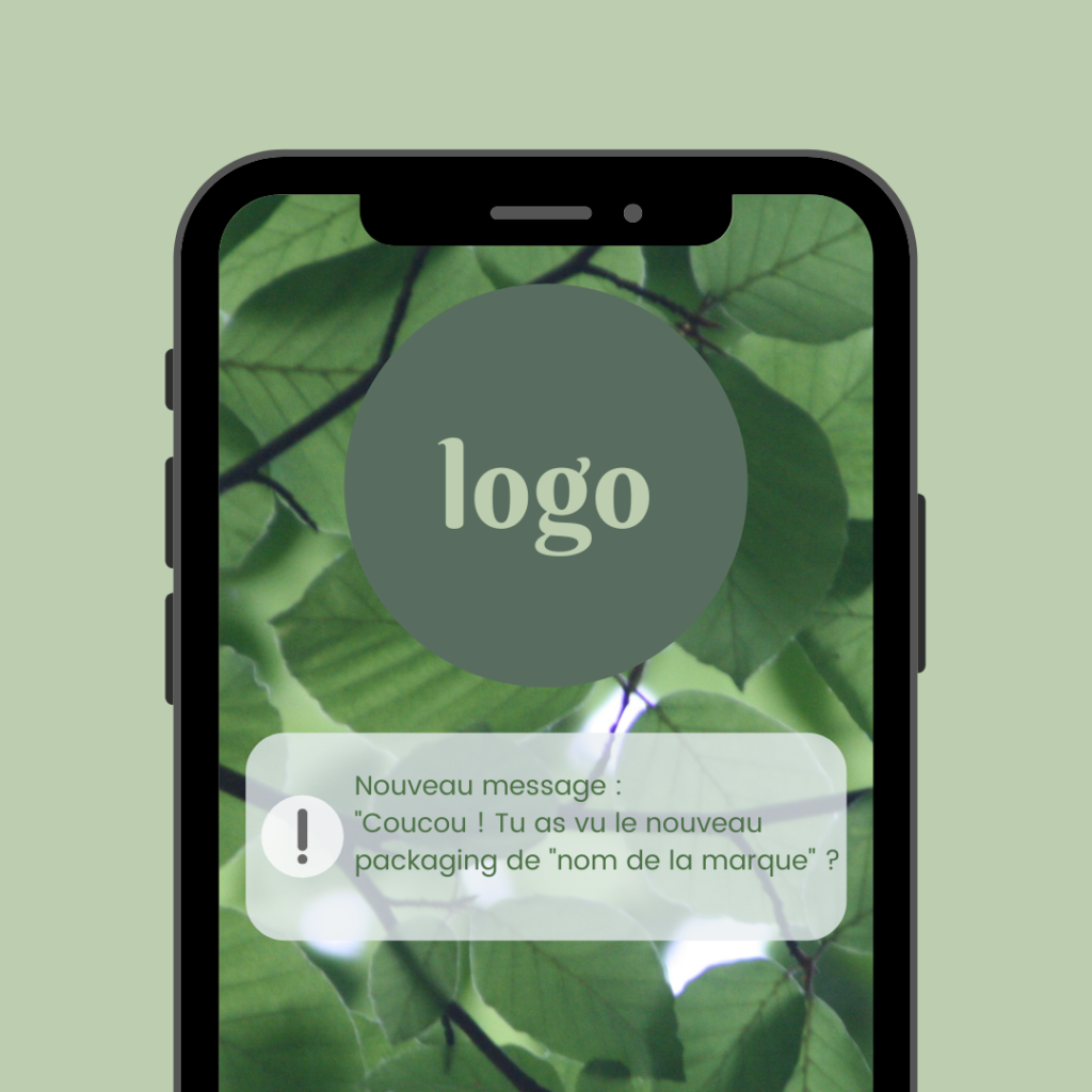Template Instagram « nature» préconçu
