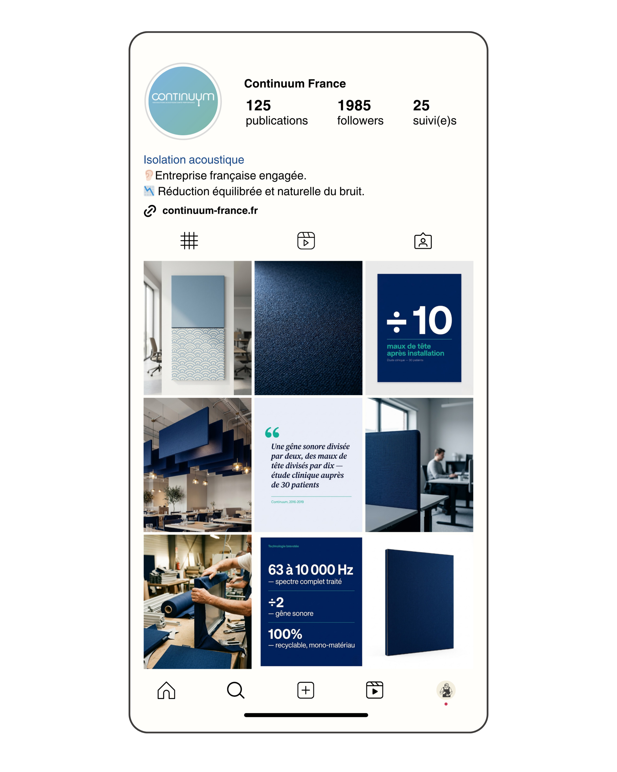 Exemple feed Instagram 2